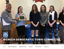 Tablet Screenshot of ipswichdemocrats.org